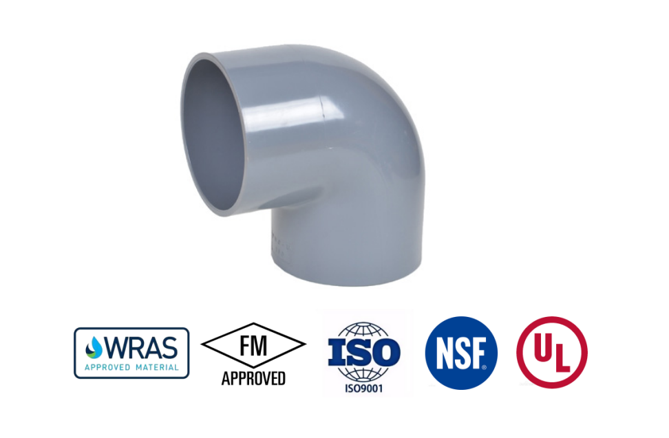 PVC 90 degree elbow PVC 90 Degree Elbow - Image 1